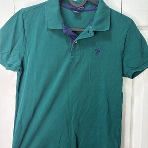 U.S. Polo Assn. Kid’s Teal Polo Shirt